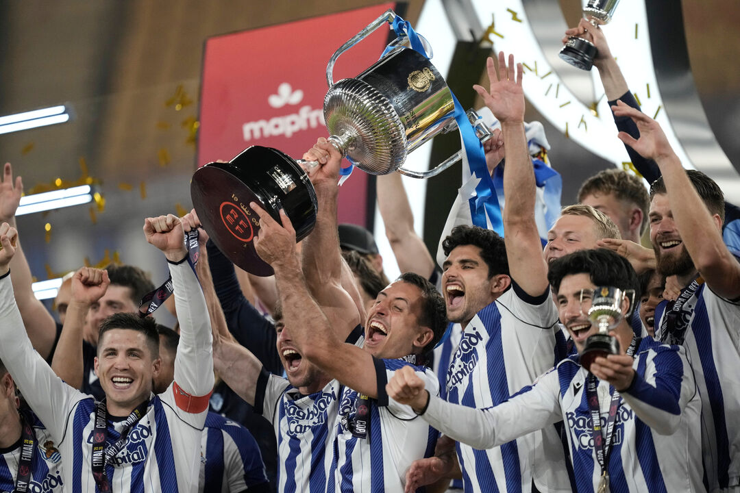 Real Sociedad conquista a Taça do Rei após vencer o At. Madrid