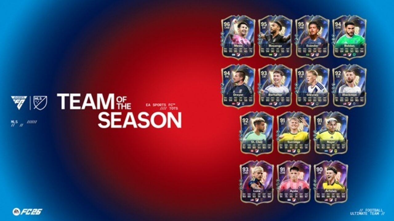 Lionel Messi lidera a Equipa do Ano da MLS no EA Sports FC