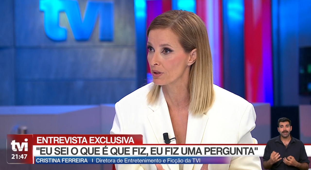 Cristina Ferreira explica-se no Jornal Nacional