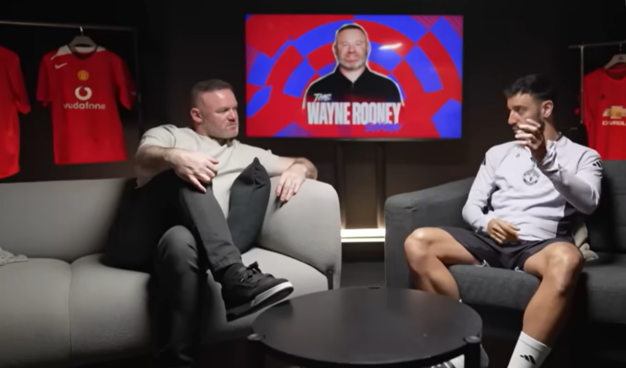 Bruno Fernandes no 'Wayne Rooney Show'