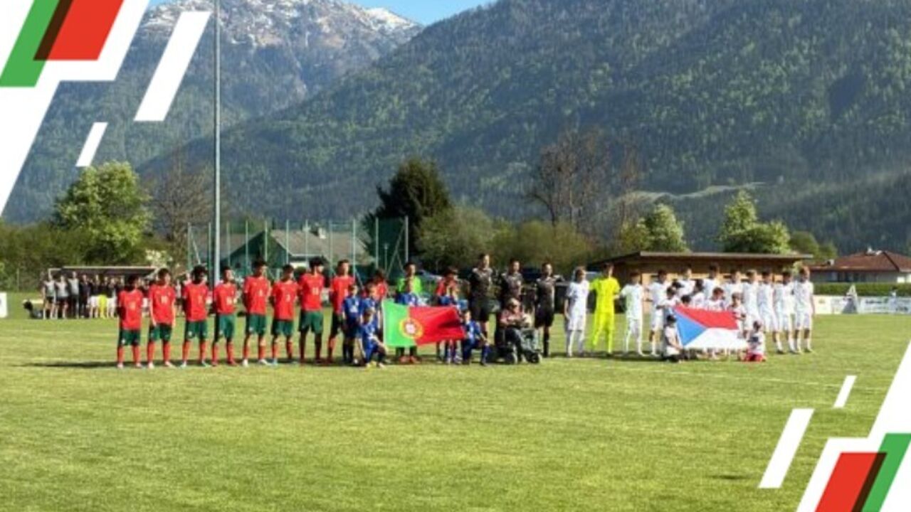 Sub-15 empata com a Chéquia no Torneio das Nações com golos de Tiago Portugal e Simon Vorlicek