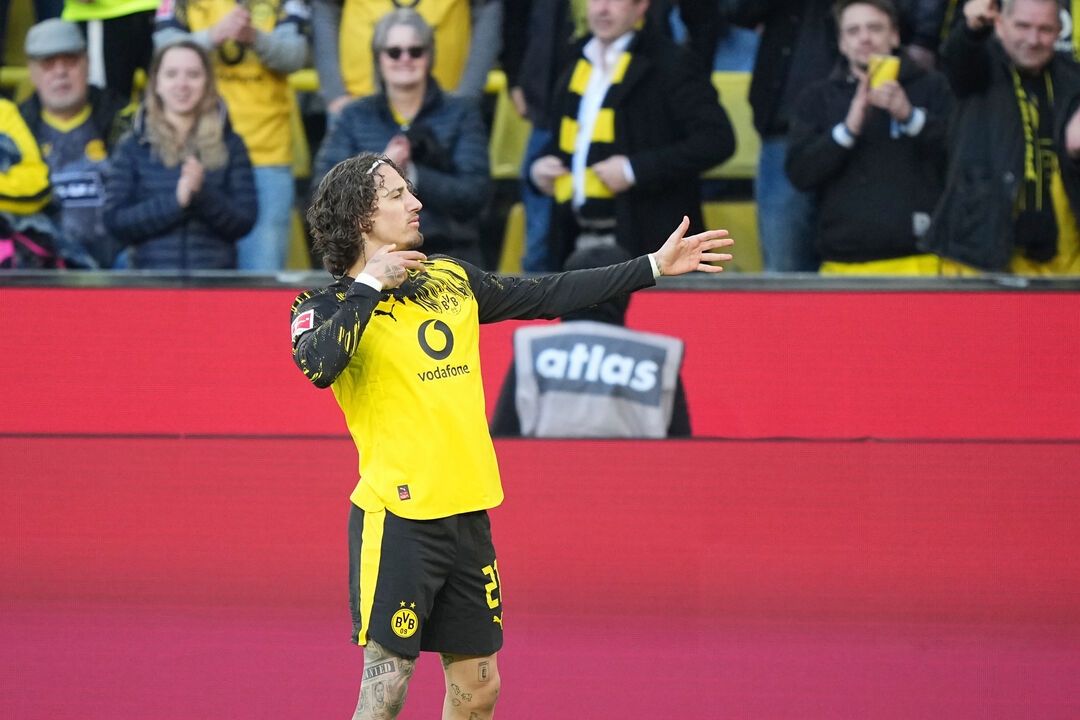 Jogo do Borussia Dortmund antes do confronto com o Braga