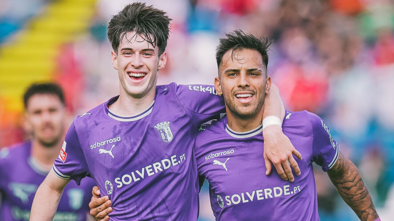 Luisinho fez o passe para Zalazar marcar o golo do Sp. Braga nos Açores