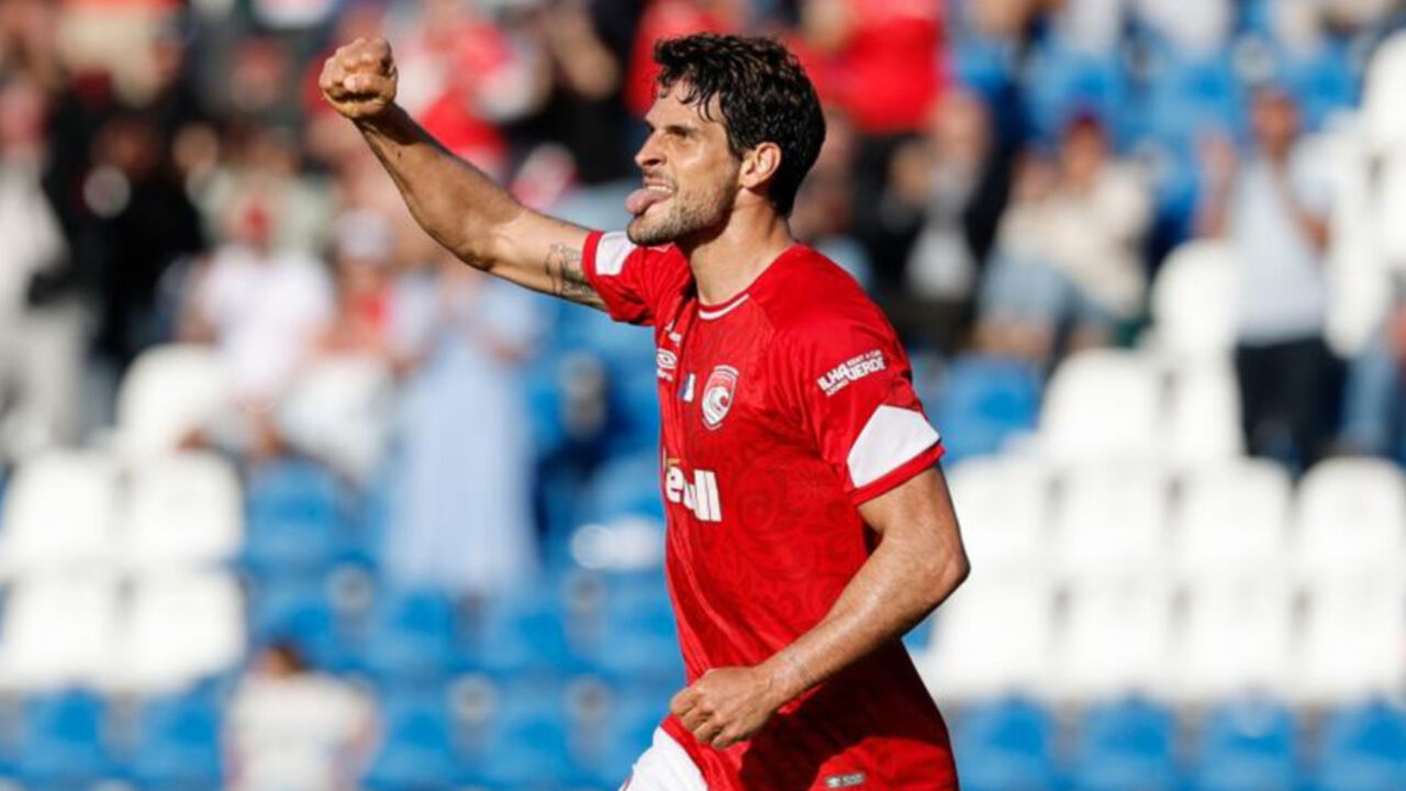 Gonçalo Paciência ajudou ao triunfo sobre o Sp. Braga (2-1)