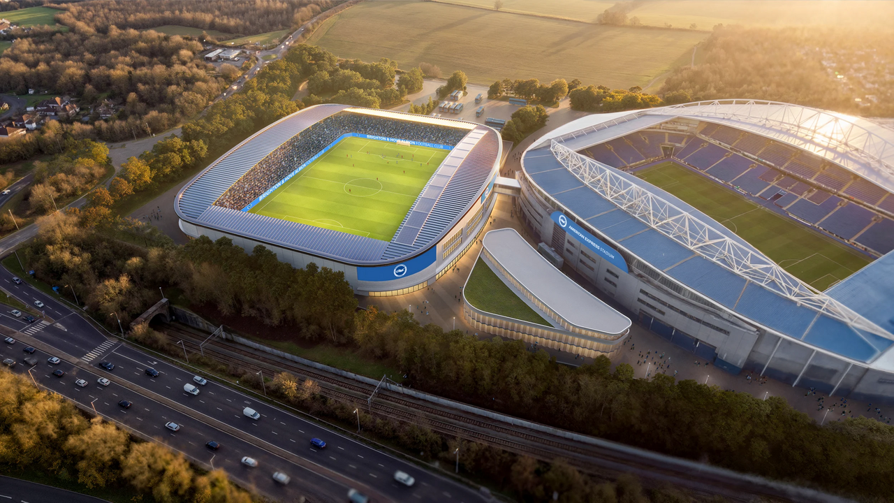 Estádio do Brighton para futebol feminino