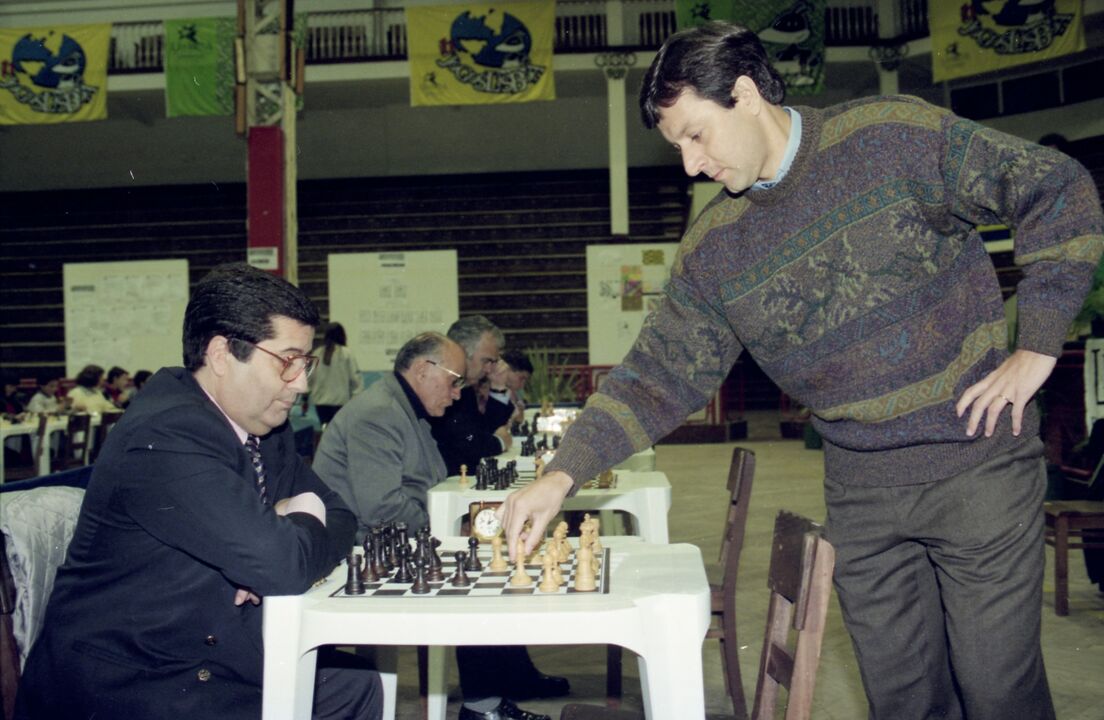 António Antunes e Ferreira do Amaral em 1996