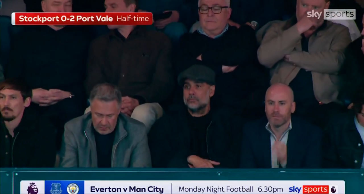 Guardiola apanhado em jogo da 3.ª divisão inglesa