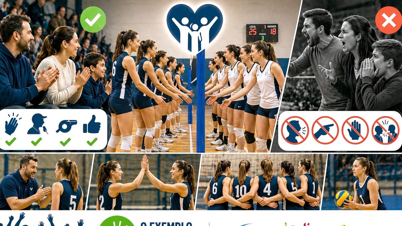 Fair play no voleibol: campanha da FPV incentiva o bom comportamento nas bancadas