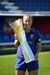 Gerda Konst com o troféu da Taça da Liga