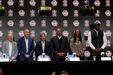 Conferência de imprensa com Mike D'Antoni, Few, Cha e Rivers