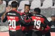Bruno Henrique celebra vitória do Flamengo frente aos peruanos do Cusco na Libertadores