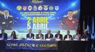 Roberto Martínez na apresentação do XLIII Torneio Internacional de Futebil Infantil