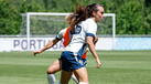 Joana Marchão durante um treino da Seleção A feminina