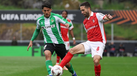 João Moutinho durante o Sp. Braga-Betis