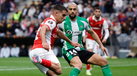 Víctor Gómez e Amrabat durante o Sp. Braga-Betis