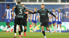 Begraoui celebra golo na derrota do Estoril diante do FC Porto