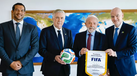 Lula encontra-se com Ancelottie e Infantino em Brasília