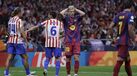 Atlético segura vantagem contra Barcelona e avança para as 'meias'