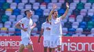 Jogadores do U. Leiria a celebrar