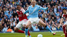 Haaland no Manchester City-Arsenal