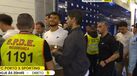 As imagens da confusão na chegada do Sporting ao Dragão
