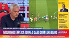 Mourinho com recado a Lukebakio: «Bem dos joelhos, o Diamantino Miranda também rebenta com isto. Agora correr para trás...»