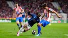 Jogo entre Atlético Madrid e Arsenal na Liga dos Campeões