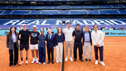 Estrelas do ténis e do futebol no Bernabéu