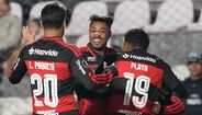 Bruno Henrique celebra vitória do Flamengo frente aos peruanos do Cusco na Libertadores