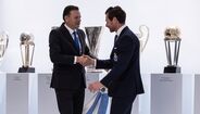 André Villas-Boas recebeu Luís Montenegro no Dragão