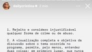 Cristina Ferreira rejeita crimes e abusos e esclarece opinião sobre comentários na Crónica Criminal.

