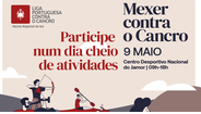 Evento 'Mexer contra o Cancro' no Jamor, dia 9 de maio