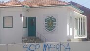 Núcleo do Sporting em Vila Nova de Gaia vandalizado