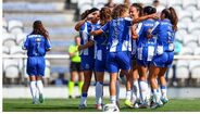 Jogadoras do FC Porto a celebrar 