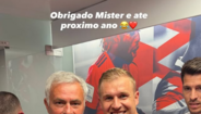 Vladan Danilovic tirou uma fotografia com José Mourinho