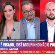 <![CDATA[ Vítor Pinto: «Mourinho admite que o Benfica vai buscar estrangeiro para assumir a braçadeira de capitão?» ]]>