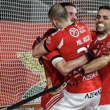 <![CDATA[ Benfica goleia Carvalhos e confirma 1.º lugar na fase regular  ]]>