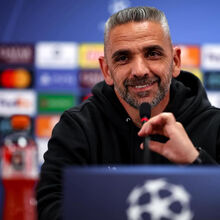 <![CDATA[ Em direto: siga a conferência de Rui Borges de antevisão ao jogo com o Arsenal ]]>