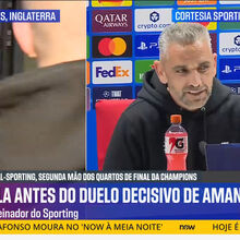 <![CDATA[ Rui Borges e as preocupações de Gyökeres com o relvado do Emirates: «Estou preocupado é com o que o Luis me vai dizer...» ]]>