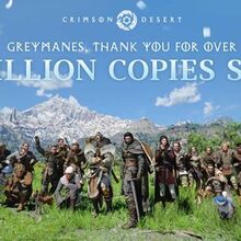 <![CDATA[ Crimson Desert supera 5 milhões de cópias vendidas  ]]>