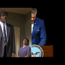 <![CDATA[ Surreal: Secretário de Defesa dos EUA cita passagem da Bíblia... que foi inventada no Pulp Fiction ]]>