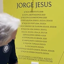 <![CDATA[ Jorge Jesus surpreendido com novo... 