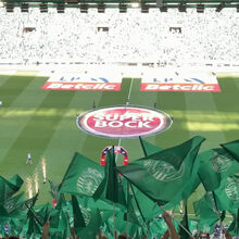 <![CDATA[ O momento da entrada das equipas antes do Sporting-Benfica ]]>