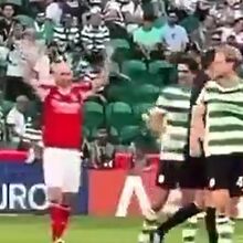 <![CDATA[ Mais imagens do dérbi: o momento em que Aursnes imita e goza com Hjulmand ]]>