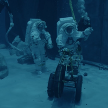 <![CDATA[ Astronauta da NASA treina caminhada lunar debaixo de água  ]]>