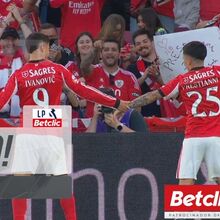 <![CDATA[ Ivanovic bisa em 3 minutos: a grande combinação entre Prestianni e Dedic e o festejo do sérvio ]]>