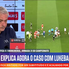 <![CDATA[ Mourinho com recado a Lukebakio: «Bem dos joelhos, o Diamantino Miranda também rebenta com isto. Agora correr para trás...» ]]>