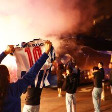 <![CDATA[ As imagens da receção à equipa do FC Porto no Dragão, com título à vista ]]>