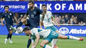 Tomás Araújo fez dupla com Gonçalo Inácio no particular com os EUA