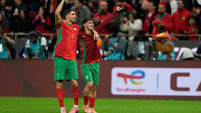 Hakimi e Brahim Díaz na CAN'2025